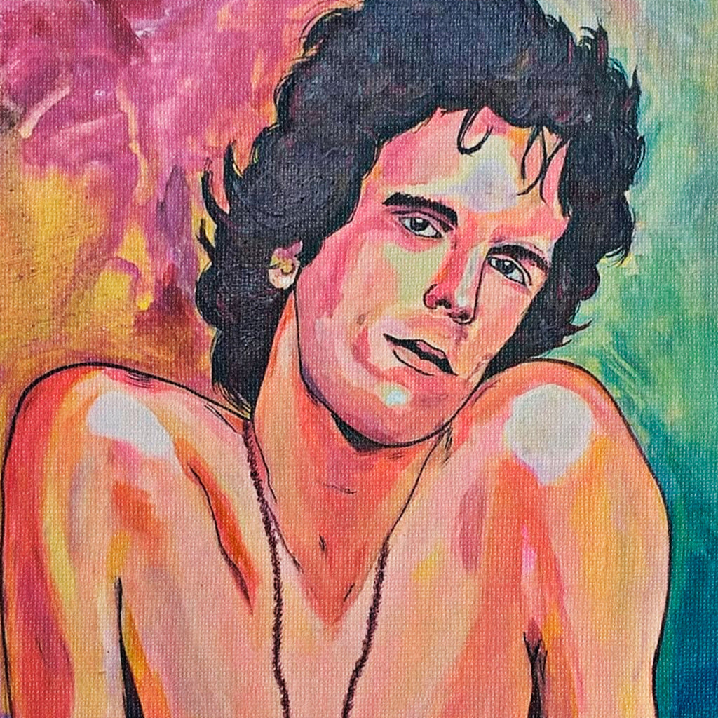 Lienzo 40× 30 cm sobre tela. Luis Alberto Spinetta,