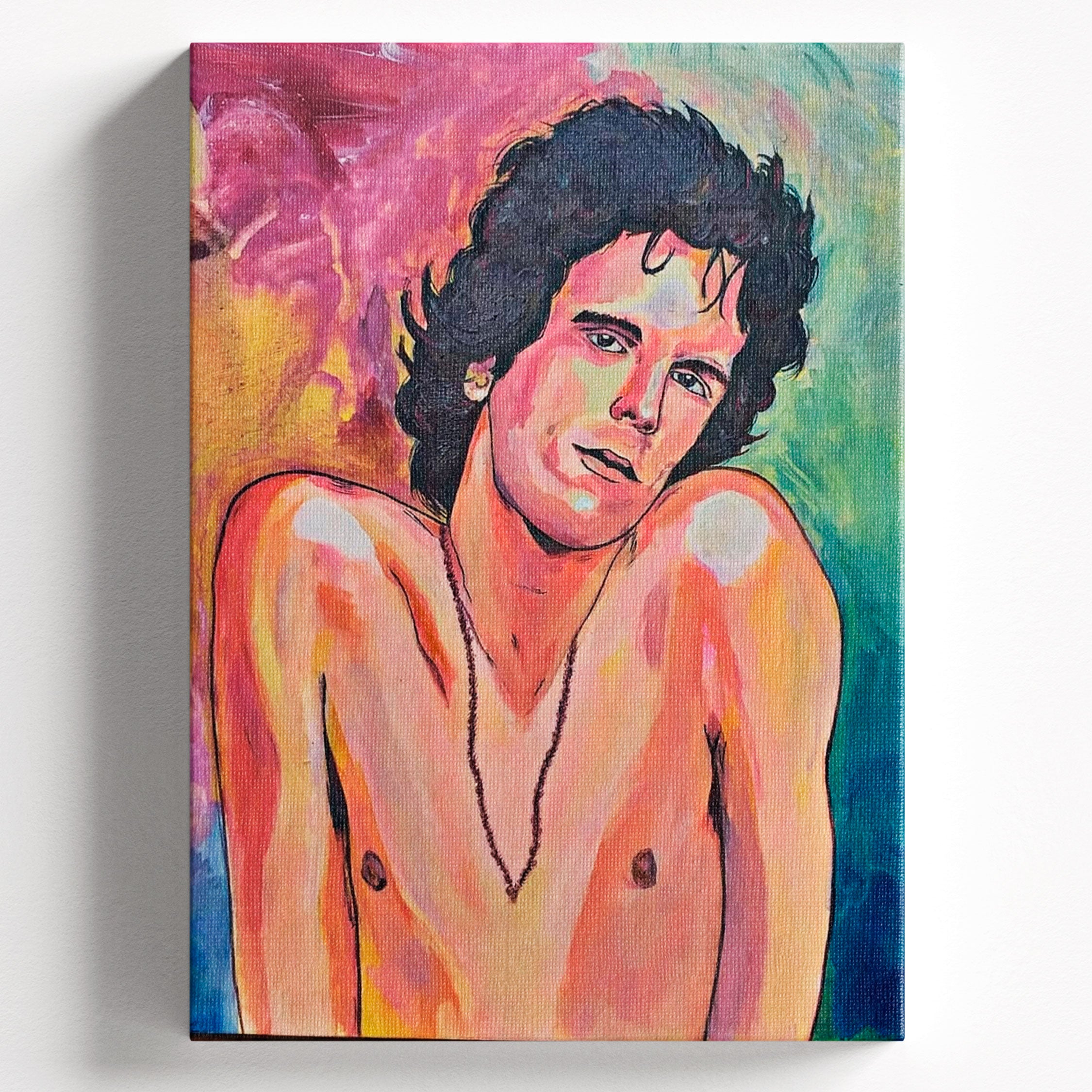 Lienzo 40× 30 cm sobre tela. Luis Alberto Spinetta,