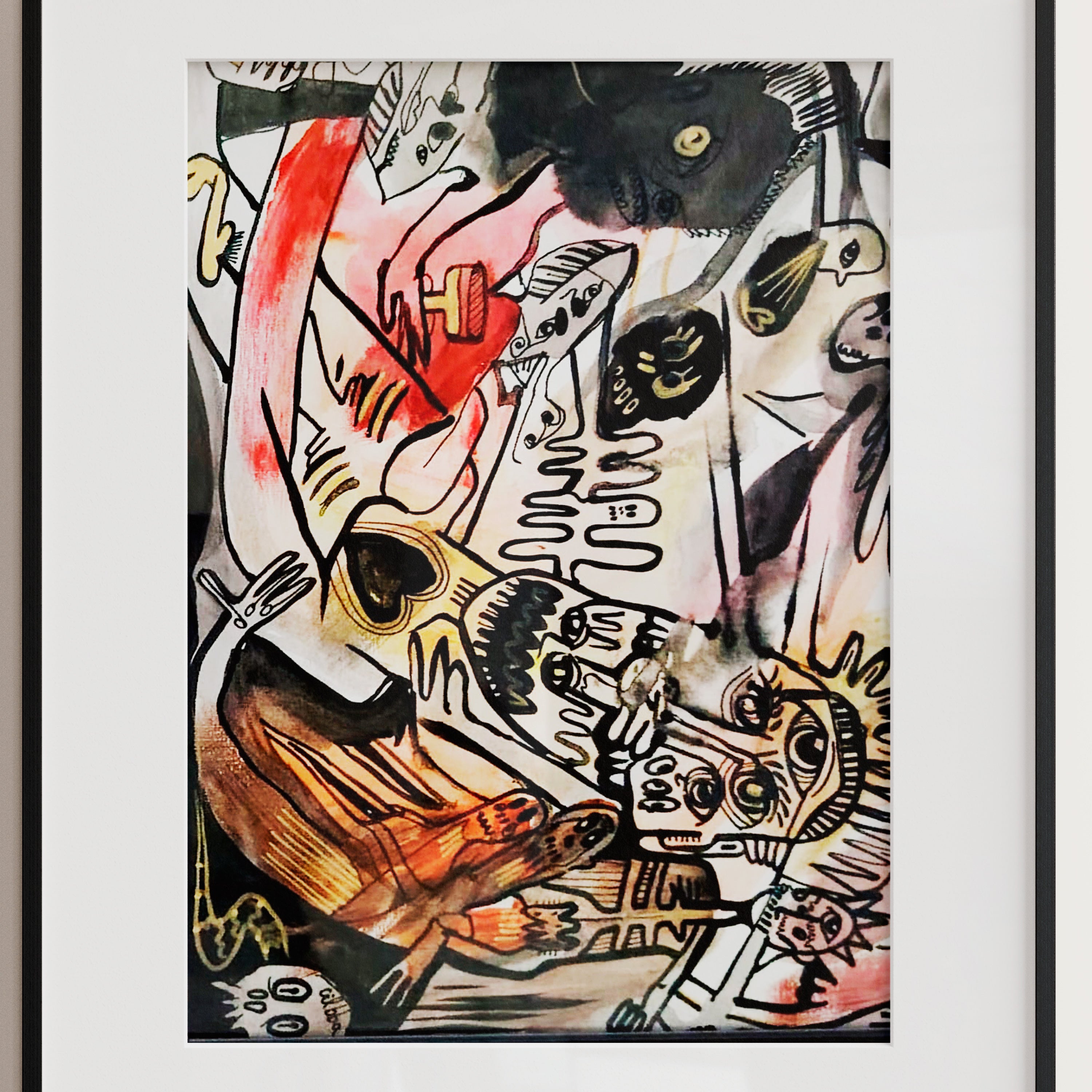 Diluido - Cuadro enmarcado medidas 30x40 cm