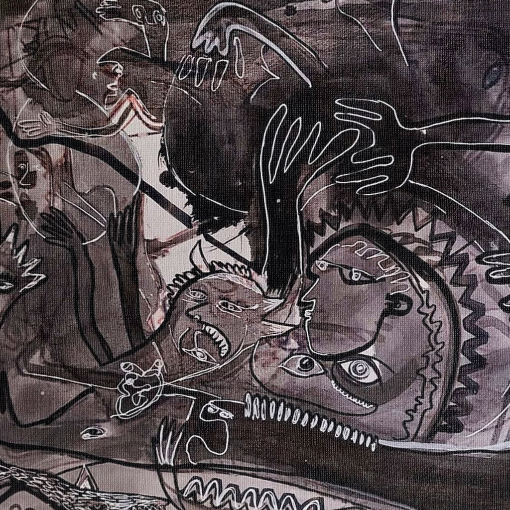 Lienzo 80 × 55 cm. Acrílico sobre tela - DANTE