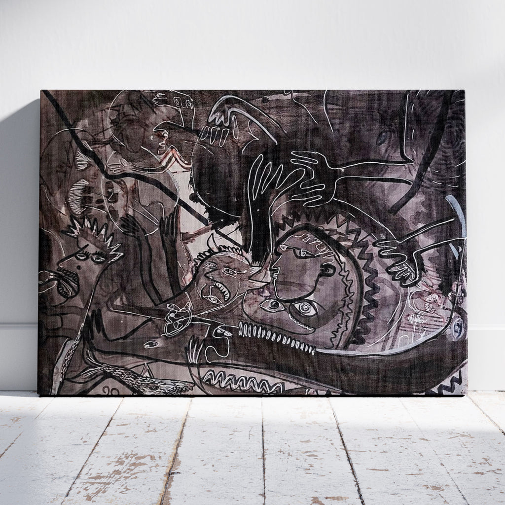 Lienzo 80 × 55 cm. Acrílico sobre tela - DANTE
