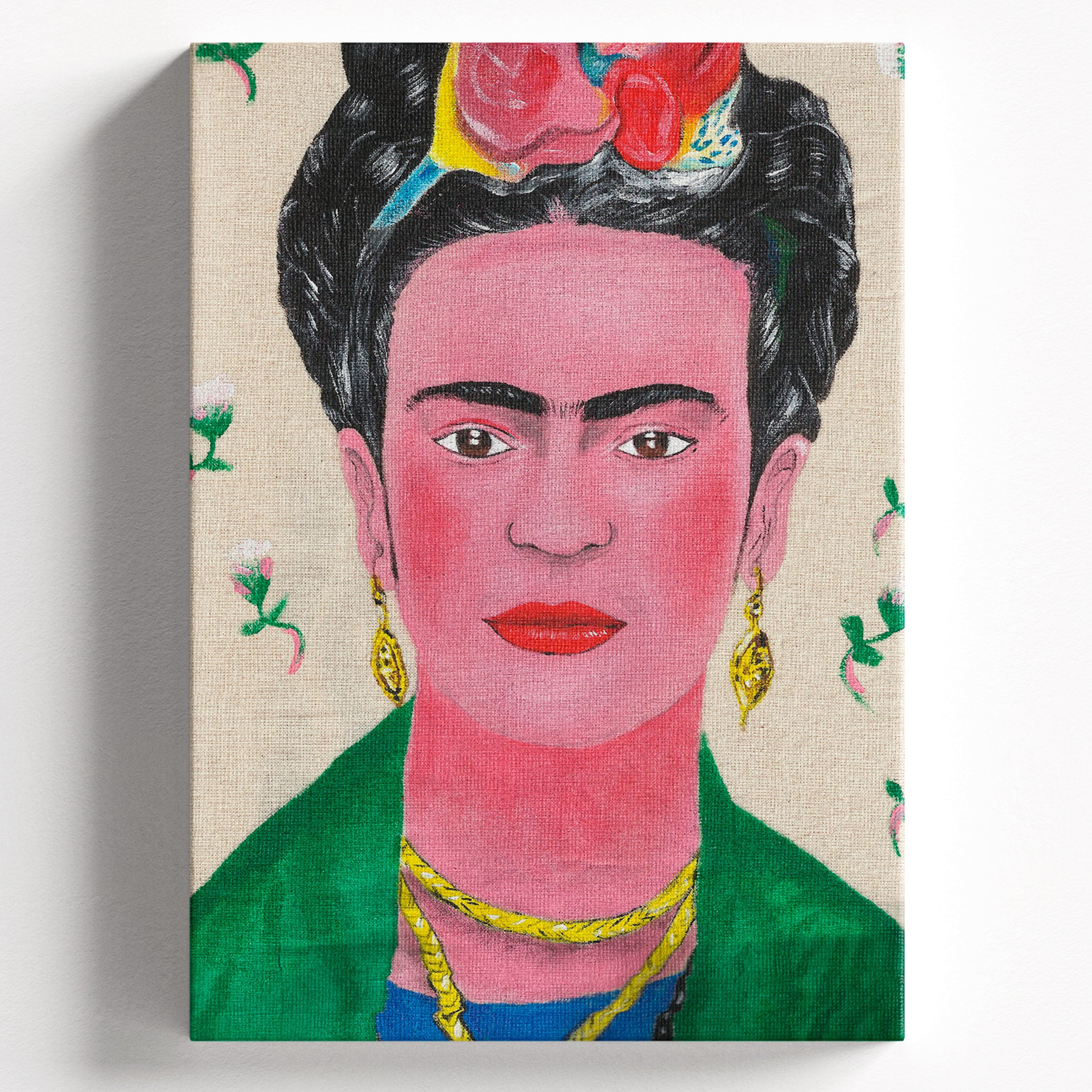 Lienzo 70 × 85 cm. Acrílico sobre tela. Frida Kahlo