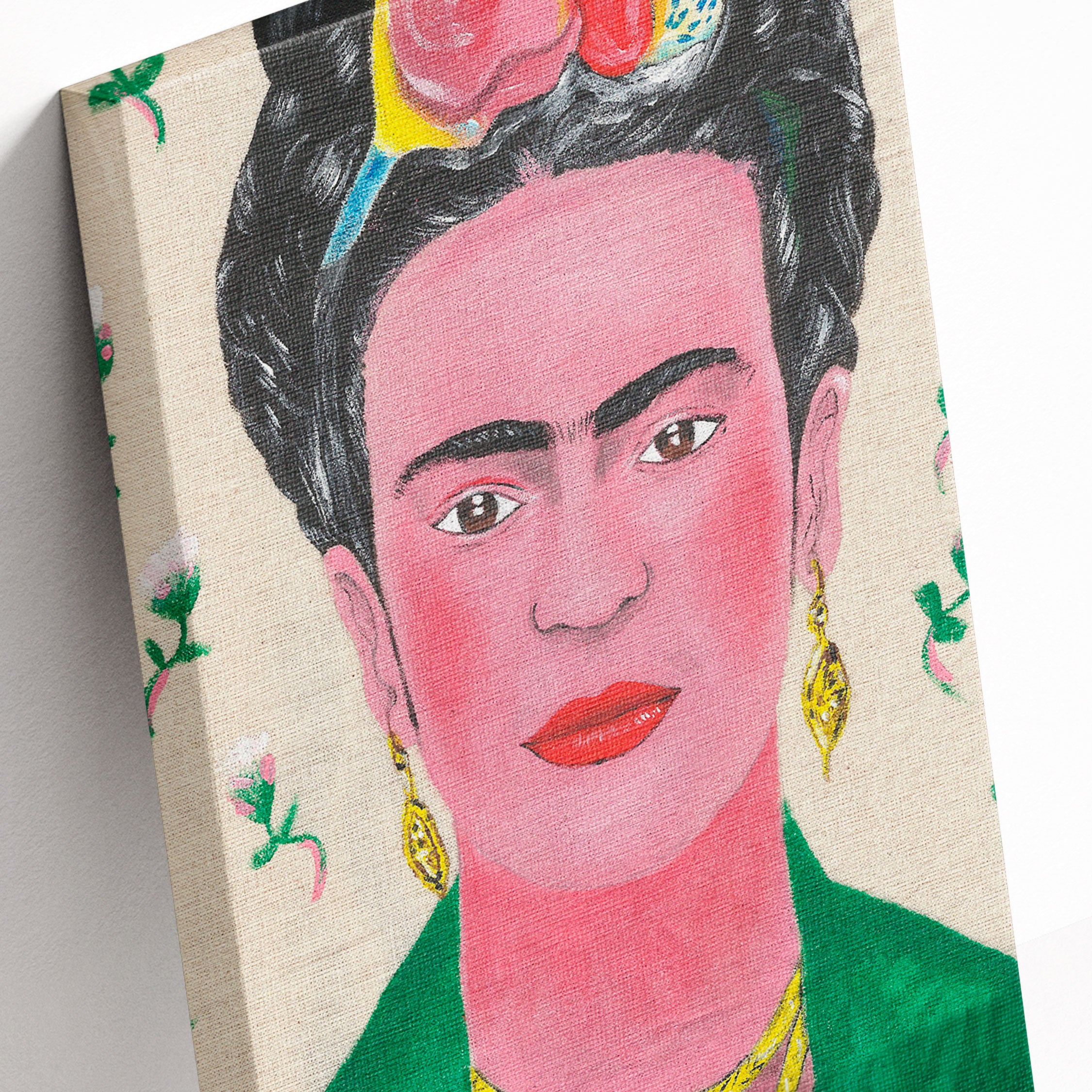 Lienzo 70 × 85 cm. Acrílico sobre tela. Frida Kahlo