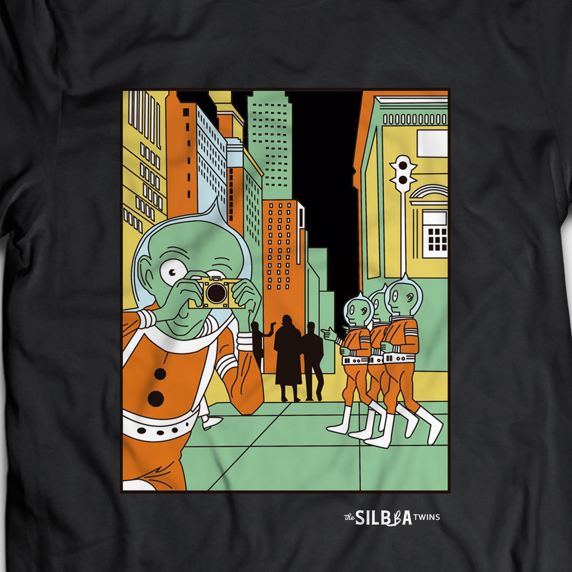 Camiseta "Una foto por favor" negra