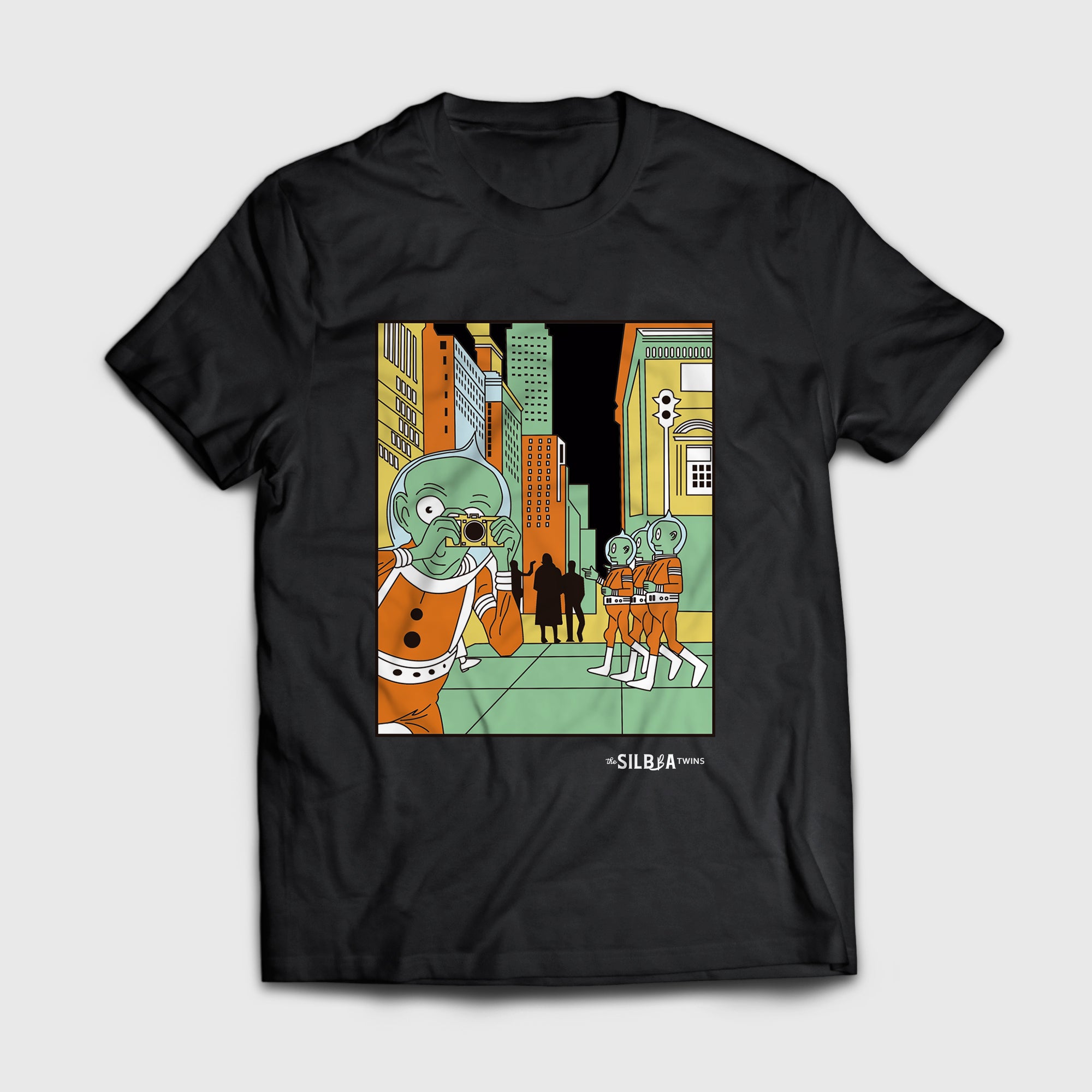 Camiseta "Una foto por favor" negra