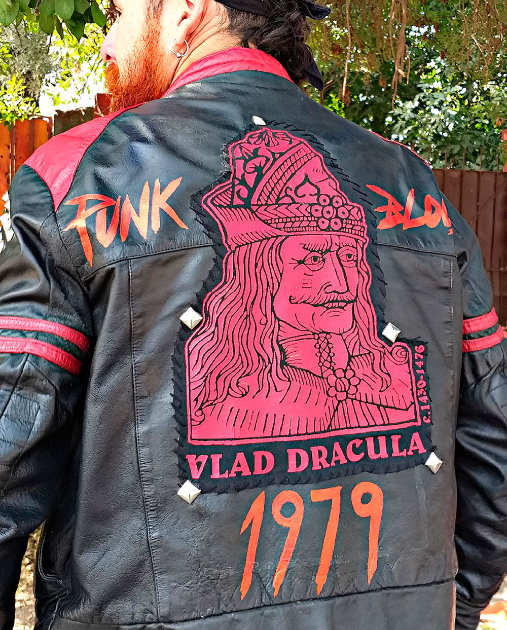 Parche pintado a mano  Vlad III de Valaquia